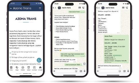 Cara Pesan Travel Malang Surabaya- Azona Trans